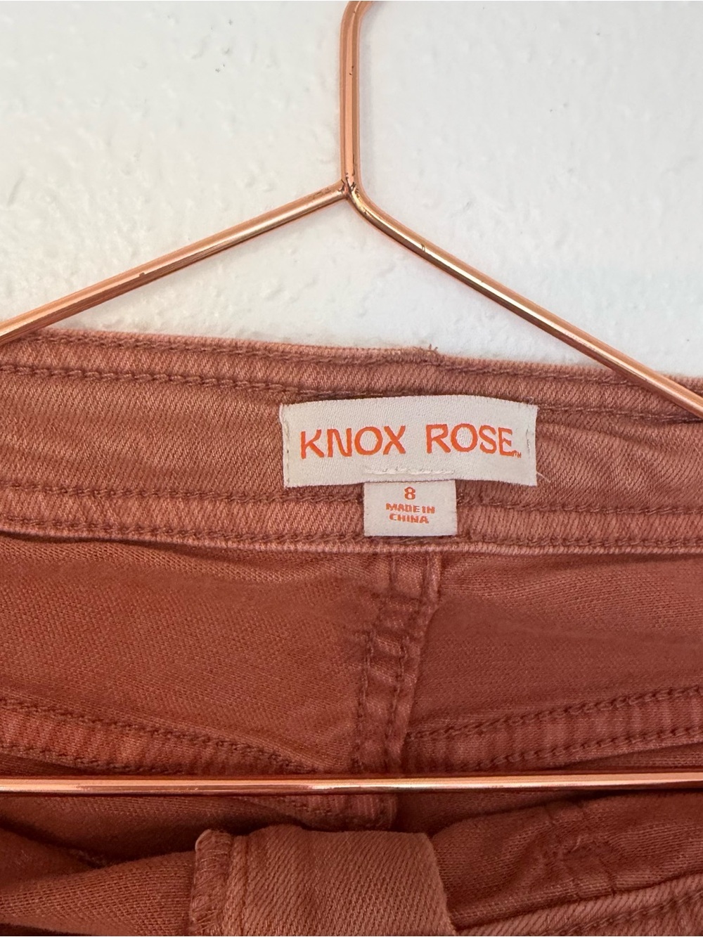 Knox Rose Boot-Cut Jeans in Rust - Picture 3 of 8